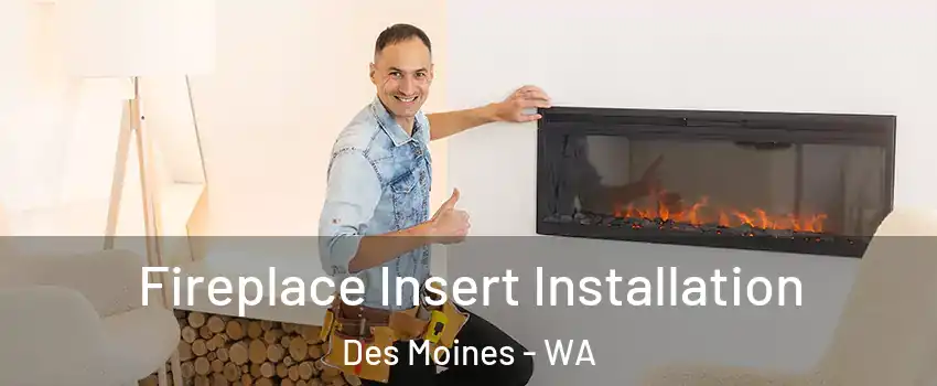  Fireplace Insert Installation Des Moines - WA