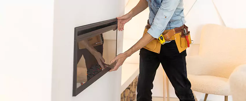 Metal Fireplace Installation in Des Moines, Washington
