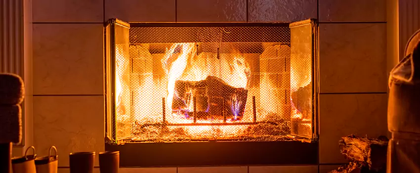 Mendota Hearth Landscape Fireplace Installation in Des Moines, Washington
