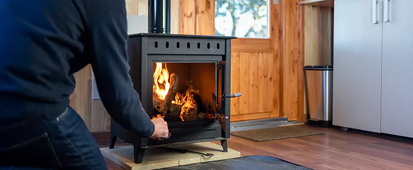 Open Hearth Wood Fireplace Installation in Des Moines, WA